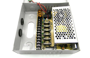 উচ্চ Efficency সিসিটিভি শক্তি সরবরাহ AC100-240V 6 চ্যানেল, EN55022 ক্লাস বি