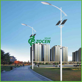 112W 14400LM 6500K সৌর প্যানেল রাস্তার মেইন রোড 12M মেরু জন্য লাইট