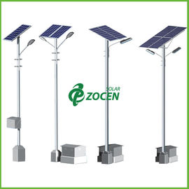 IP65 20W এনার্জি সেভিং এলইডি সৌর প্যানেল রাস্তার 5M Q235 মেরু প্রভা