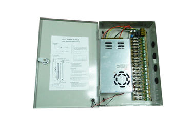 DC12V 30A নিয়ন্ত্রিত সিসিটিভি বিদ্যুৎ সরবরাহ ডিস্ট্রিবিউশন বক্স, 18-চ্যানেল