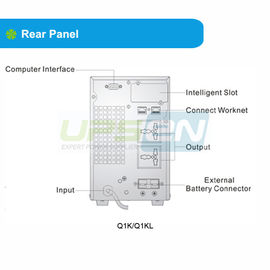 নীল, LCD ডিজিটাল প্রদর্শন 1KVA / 2KVA / 3KVA স্মার্ট ইউ.পি. পাওয়ার সাপ্লাই