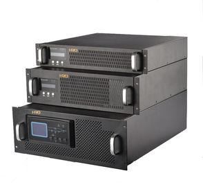 1KVA - 10KVA রাক মাউন্ট ইউপিএস / 19 ইঞ্চি এলসিডি ডাবল রূপান্তর ইউ.পি.