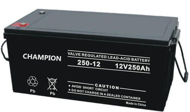 6FM250G 12V 250A সৌর লিড এসিড ব্যাটারি রিফ্রেশible বন্ধ গ্রিড সৌর সিস্টেম জন্য