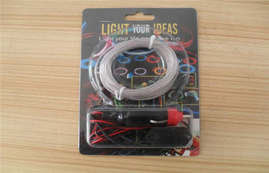 4mm / 5mm Electroluminescent ডোর প্রাচীরের ডিসি 12V বৈদ্যুতিন সংকেতের মেরু বদল সঙ্গে এল ওয়্যার LED