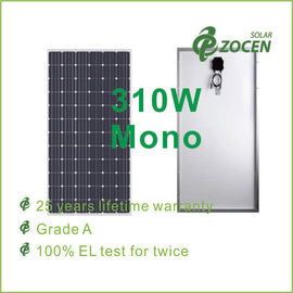 একক অচ্ছ সৌর প্যানেল, 310W এন্টি রিফ্লেক্টিভ গ্লাস পরতী