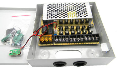 9 চ্যানেল সিসিটিভি ক্যামেরা পাওয়ার সাপ্লাই, 12V 5Amps সিসিটিভি পাওয়ার সাপ্লাই বক্স