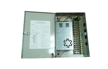 মেটাল 12V 20A সিসিটিভি বিদ্যুৎ সরবরাহ বক্স AC100 - 240V 240W ক্লাস বি