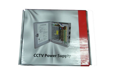 উচ্চ Efficency সিসিটিভি শক্তি সরবরাহ AC100-240V 6 চ্যানেল, EN55022 ক্লাস বি