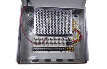 12V 5Amps সিসিটিভি পাওয়ার সাপ্লাই বক্স 9 চ্যানেল, CCTV ক্যামেরা পাওয়ার সাপ্লাই