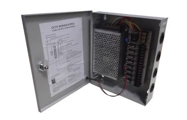 12V 5Amps সিসিটিভি পাওয়ার সাপ্লাই বক্স 9 চ্যানেল, CCTV ক্যামেরা পাওয়ার সাপ্লাই