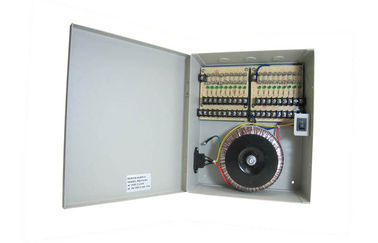 EN55011 ক্লাস বি সিসিটিভি শক্তি সরবরাহ 400W 18 চ্যানেল, 50Hz / 60Hz