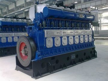 60MW ইলেকট্রিক স্টেশন Genset বিদ্যুৎকেন্দ্রের ভারী জ্বালানি তেল বহিস্কার 3 ধাপ ডিজেল ইঞ্জিন
