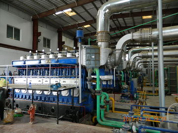 4 * 2500kw HFO বহিস্কার genset পাওয়ার প্ল্যান্ট